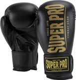 Super Pro Combat Gear Champ SE (kick)bokshandschoenen Zwart/Goud 10oz