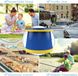 Shenzhen Haorui Industrial Technology Co., Ltd. Siège de toilette pour enfants - Siège de pot pliable pour bébé - Pot de voyage intérieur extérieur avec sac de voyage (Blue)