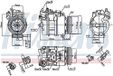 NISSENS Kompressor, Klimaanlage 89417