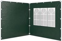 Merkloos Relaxdays Partytent Zijwand 2 Stuks - Groen