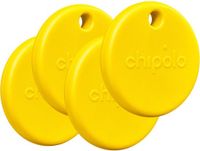 Chipolo POP - Bluetooth Tracker & KeyFinder - 4 Pack - Geel