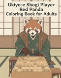 Ukiyo-e Shogi Player Red Panda Coloring Book for Adults