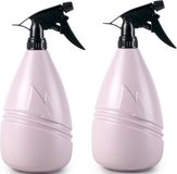 PLASTICFORTE Plantenspuit 1150 ml - 2 stuks - Roze