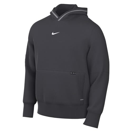 NIKE Nike Heren Sweater Met Capuchon M Nk Strke22 Po Hoody, Donkergrijs/Wit, DH9380-070, S