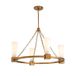Elstead Lighting LED Kroonluchter | 4X E27 Max 40W | Distressed Gold