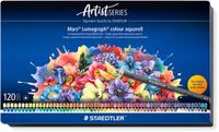 STAEDTLER Mars Lumograph Colour Aquarelpotloden - Metalen set met 120 kleuren