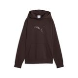 PUMA Essentials hoodie met pailletten voor dames S, Chocolate Fondue Brown