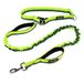 Mighty Paw Handsfree bungee riem 2,0 | 4 ' hondenriem W/dubbele gewatteerde verkeershandgrepen voor hardlopen, wandelen en joggen. Draagbare riem (68,6-122,9 cm tailleband) W/2 bevestigingslussen.