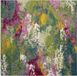 Safavieh Bohemian Indoor Hand Tufted Abstract Collection, ABT340, in Green / Fuchsia, 91 x 91 cm