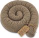 Bol Coussin traversin 200 cm Bouclé - Long coussin lit rouleau coussin de sommeil rouleau de cou Décoration pour chambre d'enfant Certificat Oeko-Tex Beige D