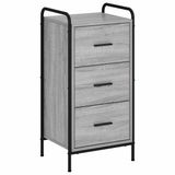 vidaXL Dressoir Grijs Sonoma 97 x 33 x 81 cm Bewerkt hout