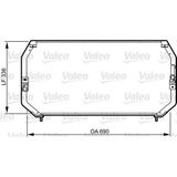 Valeo Condensor, Airconditioning 814246