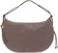 COCCINELLE Leren schoudertas Thess Shoulder Bag Grained Leather Warm Taupe