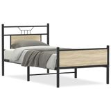 VidaXL Bedframe Sonoma Eiken 75x190 cm