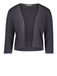 Vera Mont Gebreide damesbolero met lange mouwen, blauw, XXL