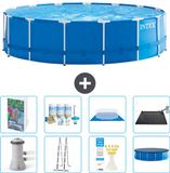 Intex Rond Frame Zwembad - 457 x 122 cm - Blauw