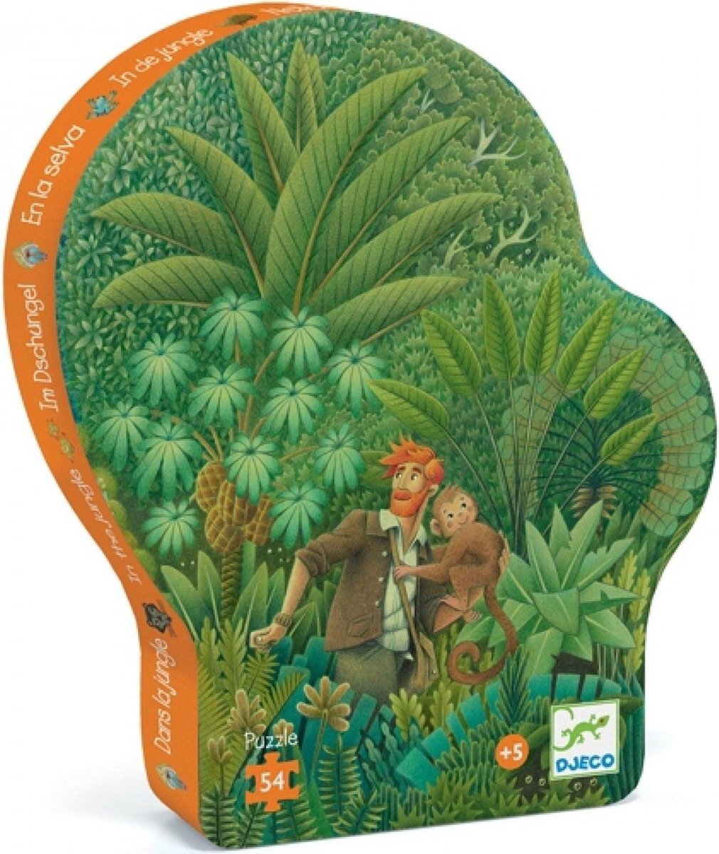 djeco silhouette puzzel Jungle 54 pcs