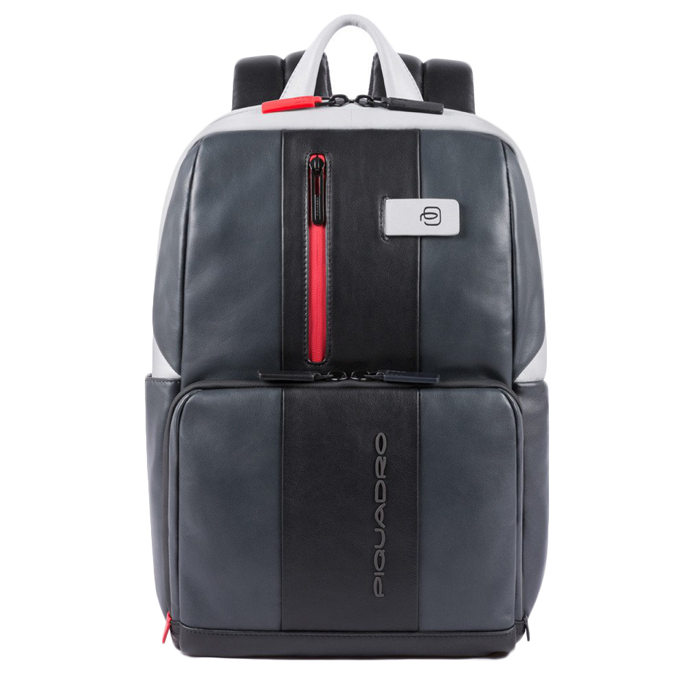 Piquadro Piquadro Urban Computer Backpack with iPad 10.5"/iPad 9.7" compartment grey / black Zwart