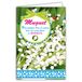 Afie 68-1039-B kaart met envelop van hout, handbeschilderd in rood, 13 witte belletjes, 1 mei, boeket bloemen voor feest, lente, hemelsblauw