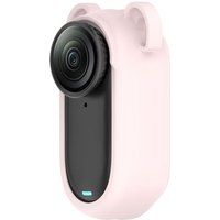 SZSMART Armband Silicone beschermhoes voor Insta360 Go 2 roze draagbare versie