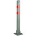 Deuba Parkeerpaal – Staal Incl. Sleutels 65,5x5cm - Grijs