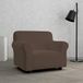 Rekbare MB HOME Rekbare bankhoes Dahlia, bruin, 1 plaats