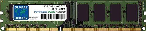 GLOBAL MEMORY 4 GB DDR3 1066 MHz PC3-8500 240-PIN DIMM Memory Ram voor PC Desktops/Moederborden