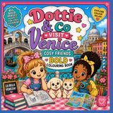 Dottie and Friends visit Venice Cosy Friends Bold Colouring Book