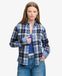 Superdry Lumberjack Flanellen Overhemd Relaxed Pasvorm Blue Maat: 40