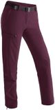 Maier Sports Dames Wandelbroek Inara Bordeaux Polyester Maat 40