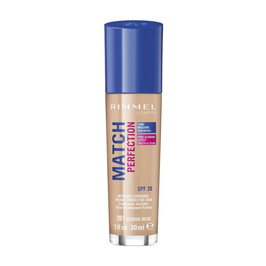 Rimmel London Match Perfection 201 Classic Beige Foundation