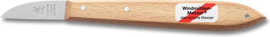 Robert Herder Molenmes - Schilmesje - Tuinbouwmesje - Bloemenmesje 17 cm - Carbonstaal - Beukenhout
