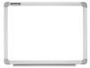 Office Products Magnetisch whiteboard magneetbord om droog te vegen met pennenbakje, 90 x 60 cm gelakt frame van aluminium