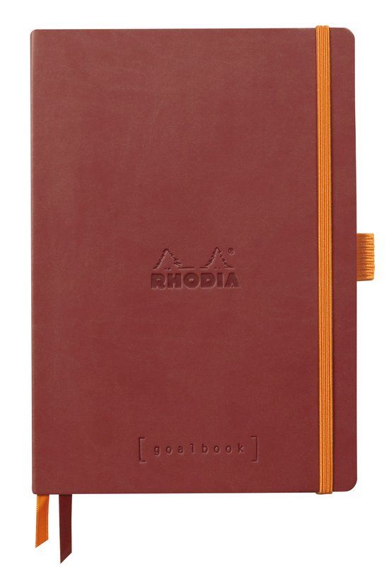 Rhodia Goalbook A5 Dotted Hardcover Nacarat