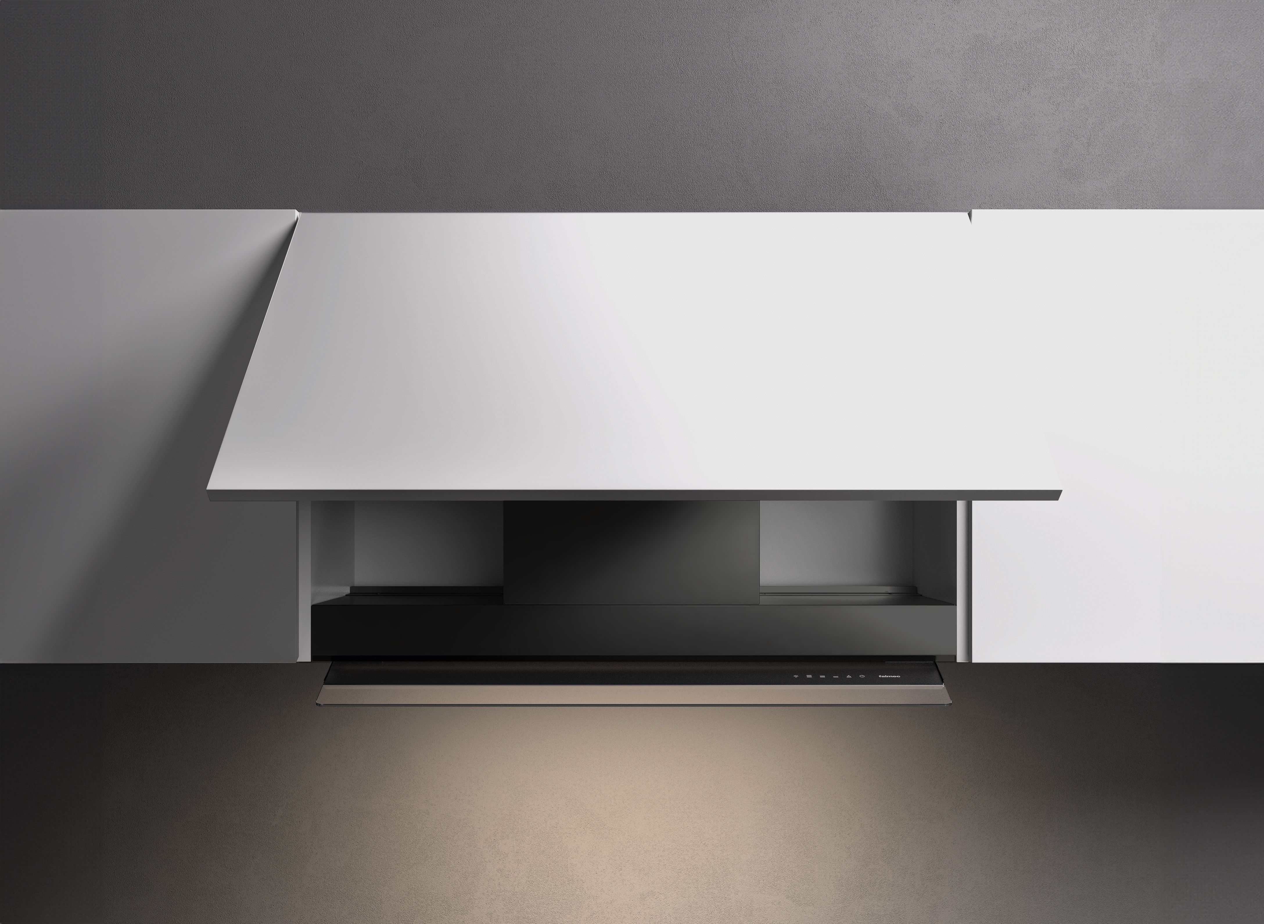 Falmec Virgola Touch NRS Inbouw - Zwart - 636 m³/uur - A