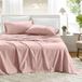 Comfort Spaces Katoenen lakens, 100% katoen, full-formaat, ademend en extra zacht, natuurlijk verkoelend katoen met een elastische hoek van 36 cm, geschikt voor matrassen tot 41 cm hoog, comfortabele