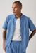 Levi's Chemise boutonnée authentique à manches courtes - Homme - S - Bleu / Sunshine Blue Dobby Sunshine Blue