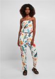 Urban Classics Viscose Bandeau whitesandfruity Jumpsuit Creme 5XL