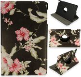 HoesjesBestellen HB Hoes Geschikt voor Samsung Galaxy Tab A7 Lite 8.7 inch - Draaibare Tablet Case Met Print - Hibiscus