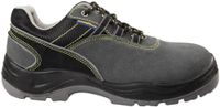 Goodyear S1P metalen veiligheidsschoenen in zwart en grijs suèdeleer, maat 38