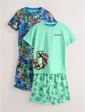 Next Nachtkledij blauw / turquoise / geel / zwart