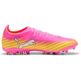 PUMA Unisex Ultra 6 Match MgVoetbalschoen, Poison Pink PUMA White Sun Stream Bright Aqua PUMA Zwart, 41 EU