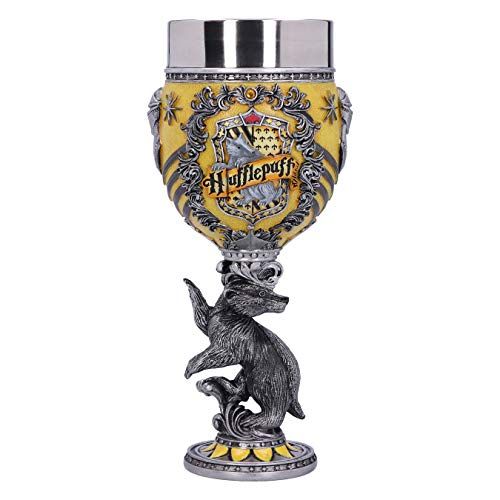 Nemesis Now Harry Potter Collectible Goblet - Yellow & Silver