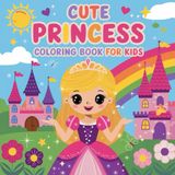Princess first coloring book for girls.: Big Bold Designs to Build Confidence, Creativity, and Fine Motor Skills