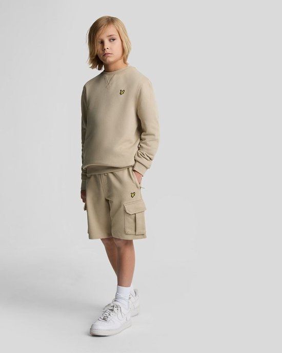 Lyle &amp; Scott Lyle & Scott Cargo Sweat Short Broeken Jongens - Bruin - Maat 152/158