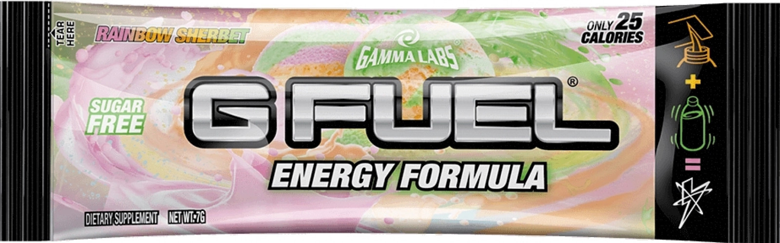 GFuel GFuel Energy Formula - Rainbow Sherbet Sample