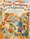 Vintage Thanksgiving in the Neighborhood 1950s-Inspired Family & Community Scenes in Premium White Ink Tracing and Reverse Watercolor for Adults: A ... & Pumpkin White Ink Tracing Book for adults
