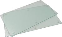 Jocca 6411 Afdekkingsset voor glaskeramische platen (2 stuks), kristal, traslucida