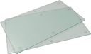 Jocca 6411 Afdekkingsset voor glaskeramische platen (2 stuks), kristal, traslucida