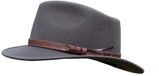 Percussion Hoed Indiana bruine Unisex Volwassenen One size Trilby's Effen Herfst/Winter